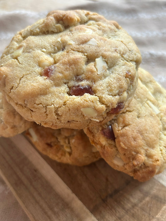 Cherry Bakewell Cookies